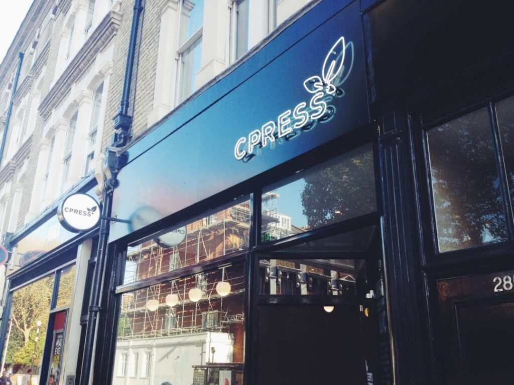 CPRESS has opened a second cold pressed juice bar in Canary Wharf