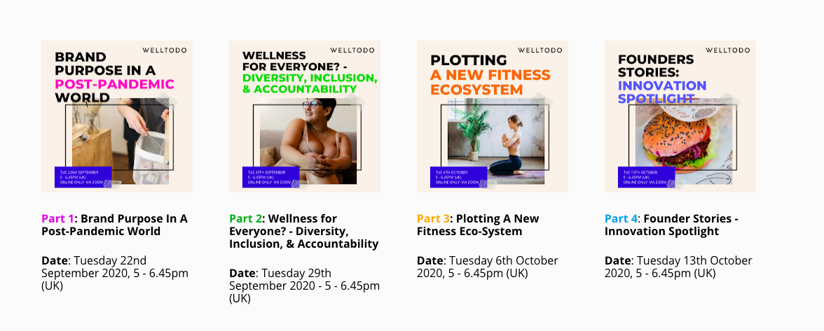 Explore The Future Of Wellness & Unlock New Opportunities In Our Exclusive Digital Event Series
